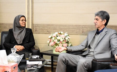 دیدار مدیران بهزیستی و کتابخانه‌های عمومی استان کرمانشاه