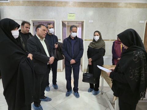 بازدید نماینده مردم کرج و مدیرکل بهزیستی البرز از مرکز توانبخشی نگهداری بیماران روانی «سایدا»