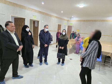 بازدید نماینده مردم کرج و مدیرکل بهزیستی البرز از مرکز توانبخشی نگهداری بیماران روانی «سایدا»