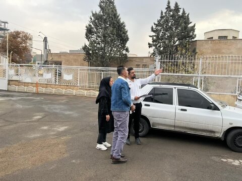 بازدید ایمنی رئیس آتش‌نشانی از اداره بهزیستی شهرستان ساوجبلاغ