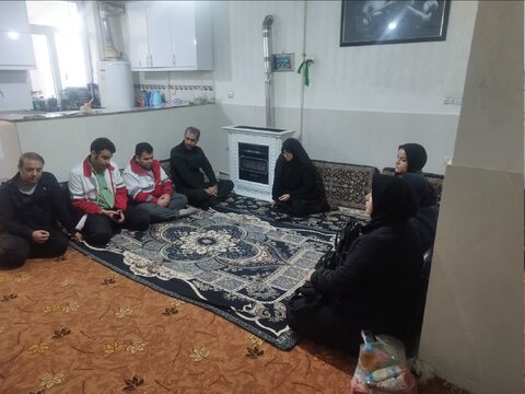 بازدید مشترک تیم استانی و شهرستانی از منازل مددجویان، کارگاه اشتغال و مرکز ۳۳۴ در فامنین