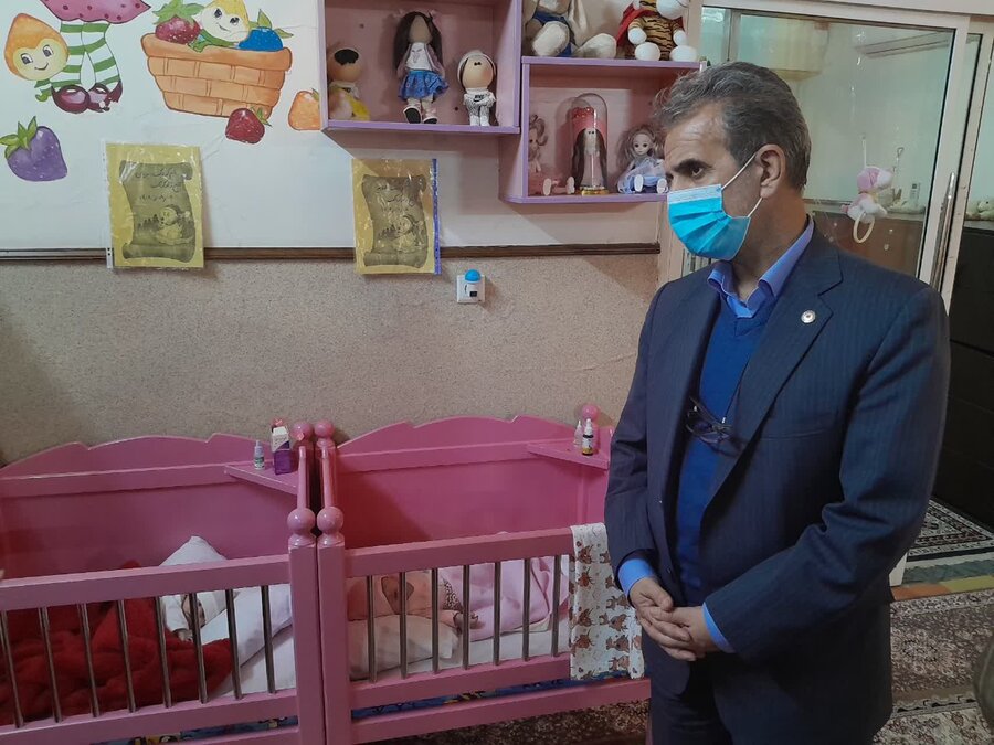 گزارش تصویری/بازدید مدیران بهزیستی کشور از شیرخوارگاه صدف قم