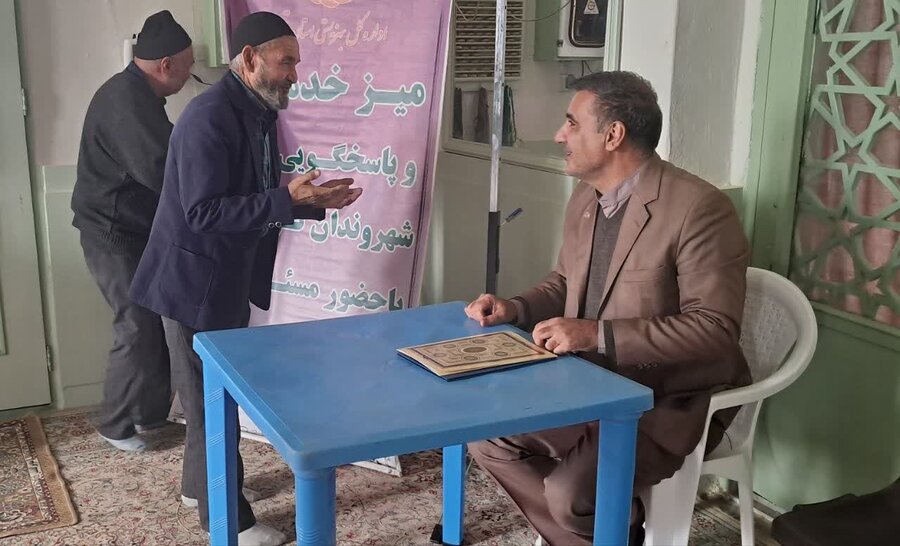 میز خدمت بهزیستی در نمازجمعه خلجستان