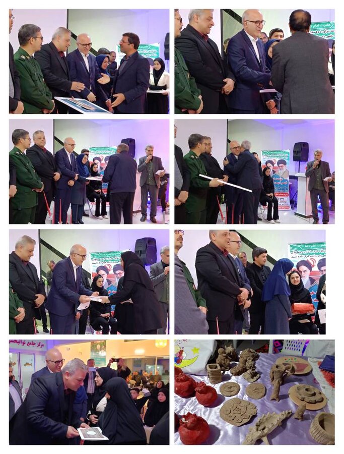 بازدید مدیرکل بهزیستی خراسان جنوبی از نمایشگاه توانمندی توانیابان شهرستان فردوس