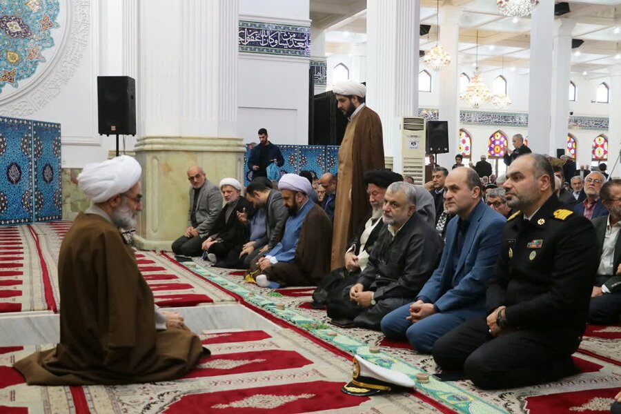 سخنرانی مدیرکل بهزیستی گیلان در مصلی امام خمینی رشت