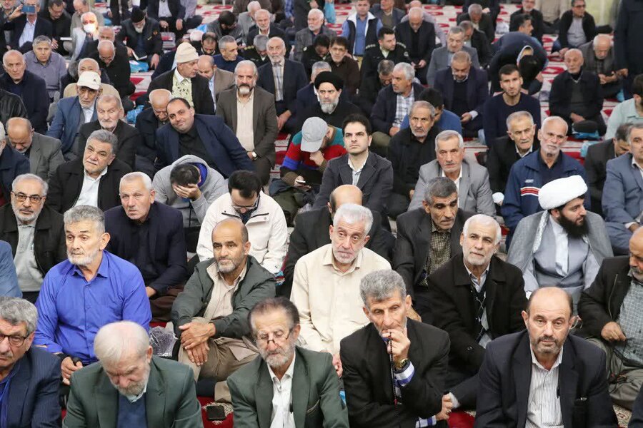 سخنرانی مدیرکل بهزیستی گیلان در مصلی امام خمینی رشت