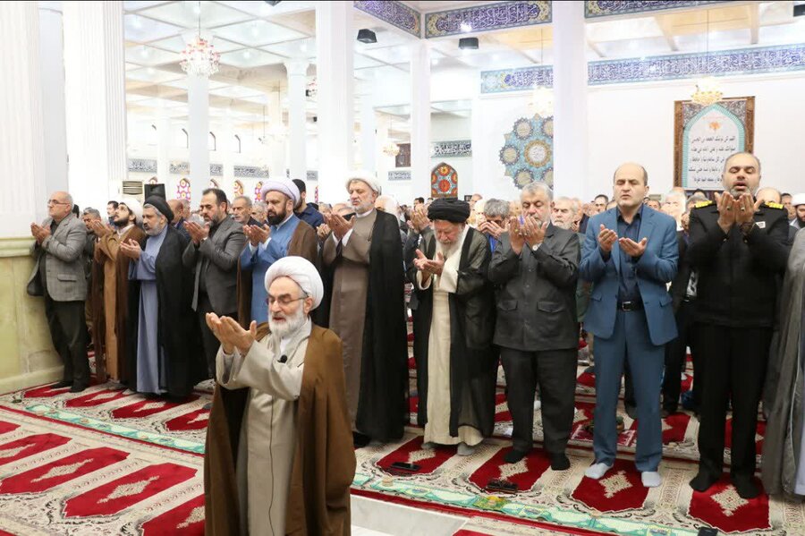 سخنرانی مدیرکل بهزیستی گیلان در مصلی امام خمینی رشت