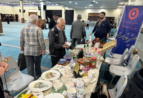 ساوجبلاغ | نمایشگاه دستاوردهای افراد دارای معلولیت در مصلّی هشتگرد برگزار شد