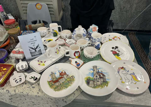 ساوجبلاغ | نمایشگاه دستاوردهای افراد دارای معلولیت در مصلّی هشتگرد برگزار شد