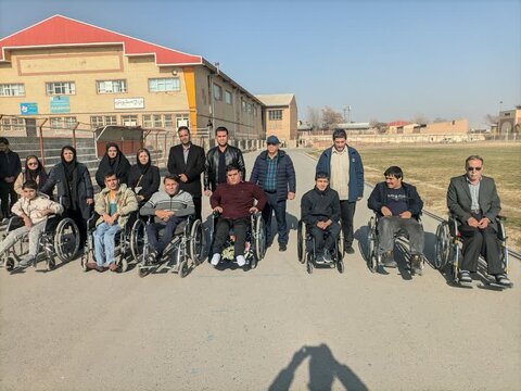 آذر-شرقی- اهر ویلچررانی