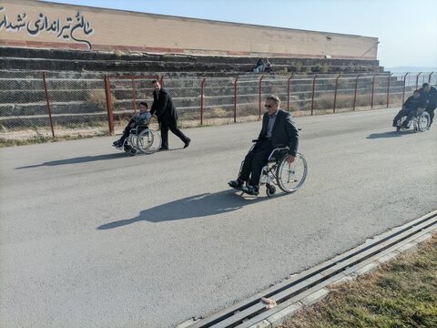 آذر-شرقی- اهر ویلچررانی