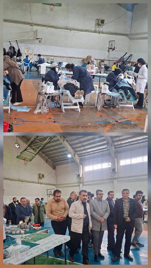 آستارا / ارائه خدمات دندانپزشکی در قالب طرح لبخند شهید رئیسی به جامعه هدف