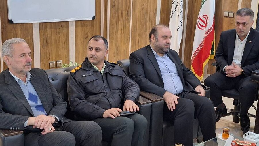 دیدار مدیرکل بهزیستی گیلان با فرماندار املش