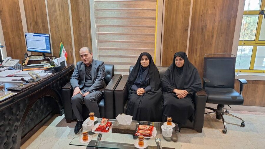 دیدار مدیرکل بهزیستی گیلان با فرماندار املش