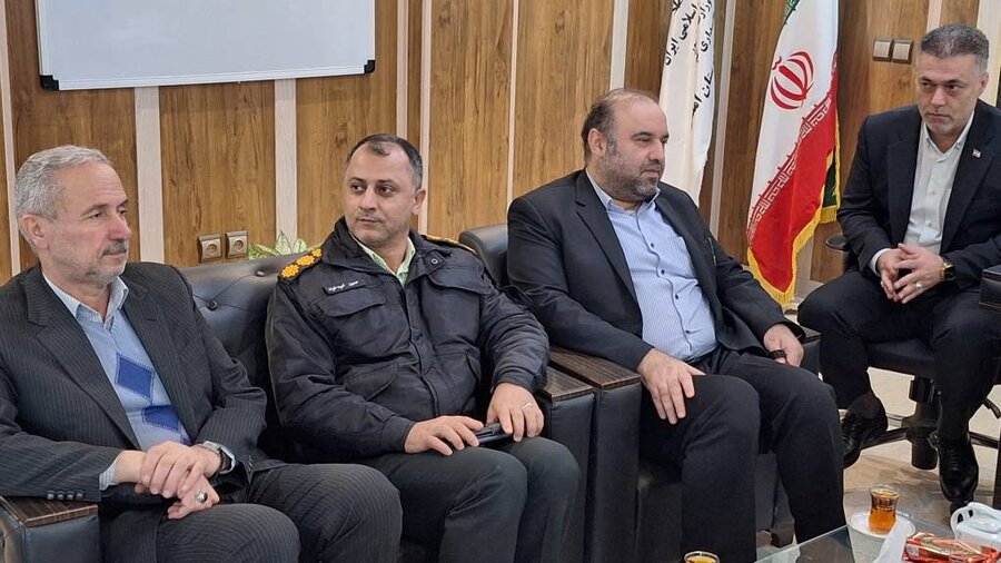 دیدار مدیرکل بهزیستی گیلان با فرماندار املش