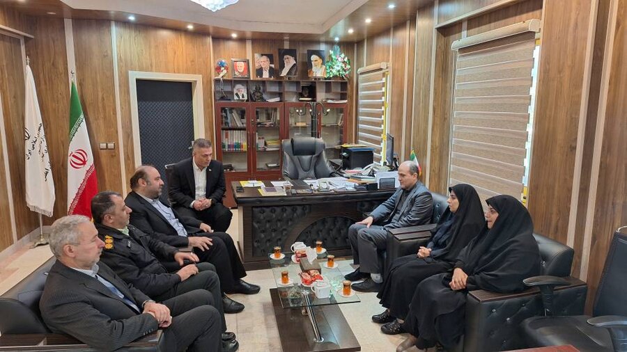 دیدار مدیرکل بهزیستی گیلان با فرماندار املش