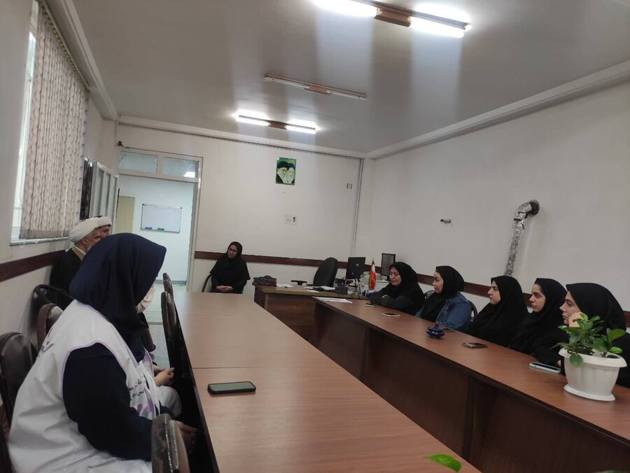 دیدار امام جمعه شهرستان با پرسنل بهزیستی سیاهکل