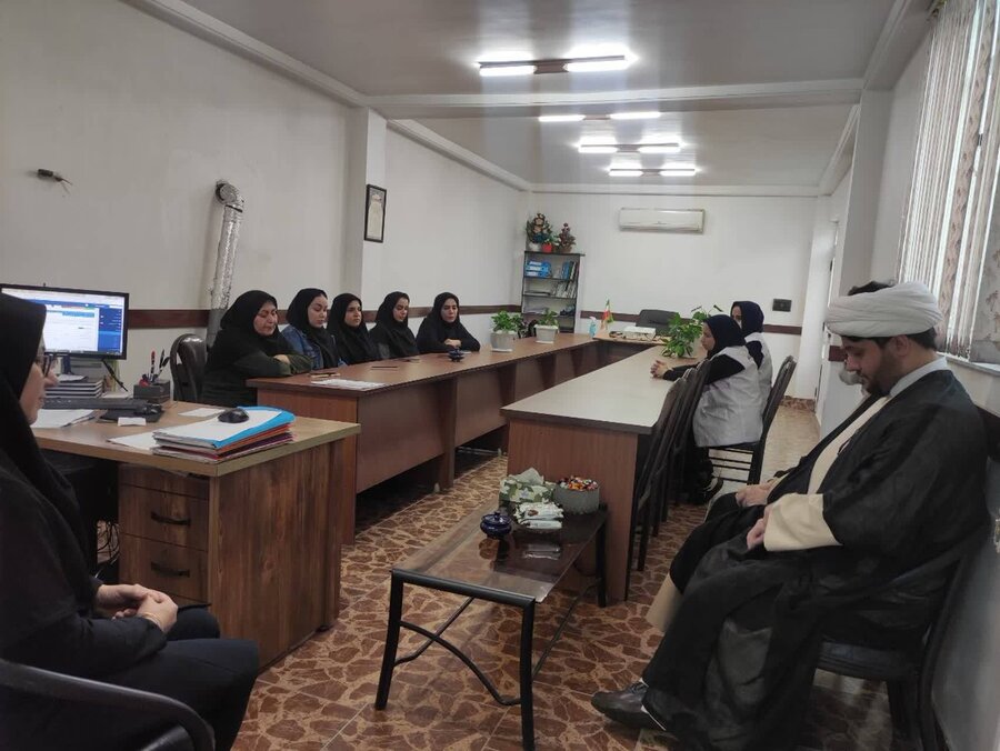 دیدار امام جمعه شهرستان با پرسنل بهزیستی سیاهکل