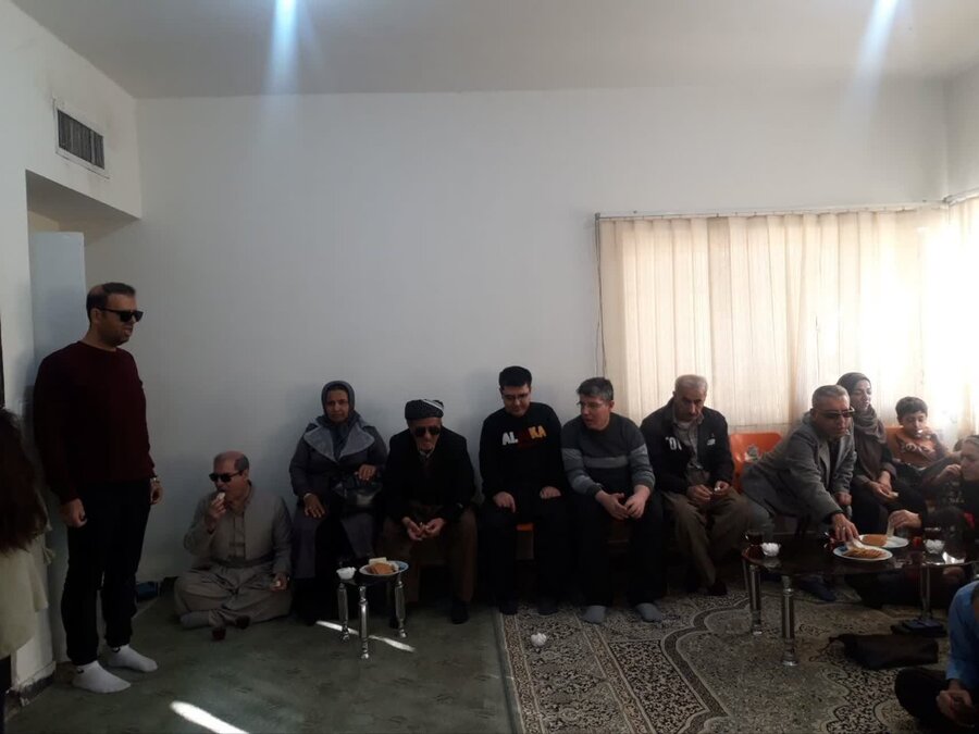 مراسم روز جهانی معلولان در موسسه رفاه نابینایان و کمبینایان مریوان برگزار شد