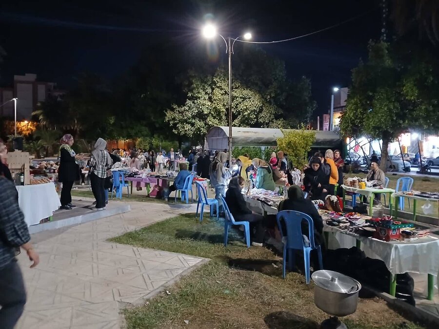 بهببهان|برگزاری بازارچه و نمایشگاه صنایع دستی و مشاغل خانگی مددجویان 