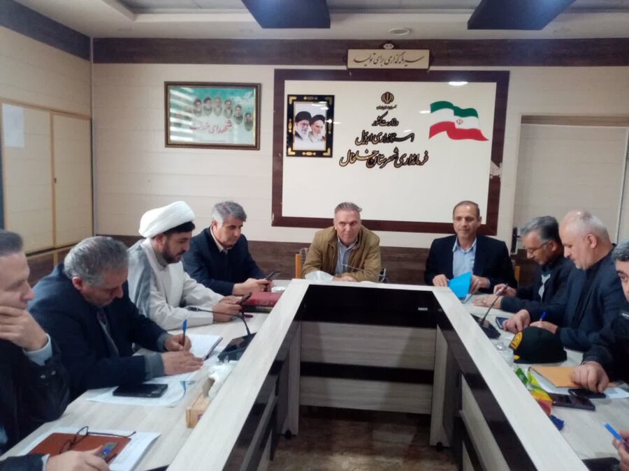 خلخال| برگزاری جلسه شورای مبارزه با مواد مخدر در فرمانداری شهرستان خلخال