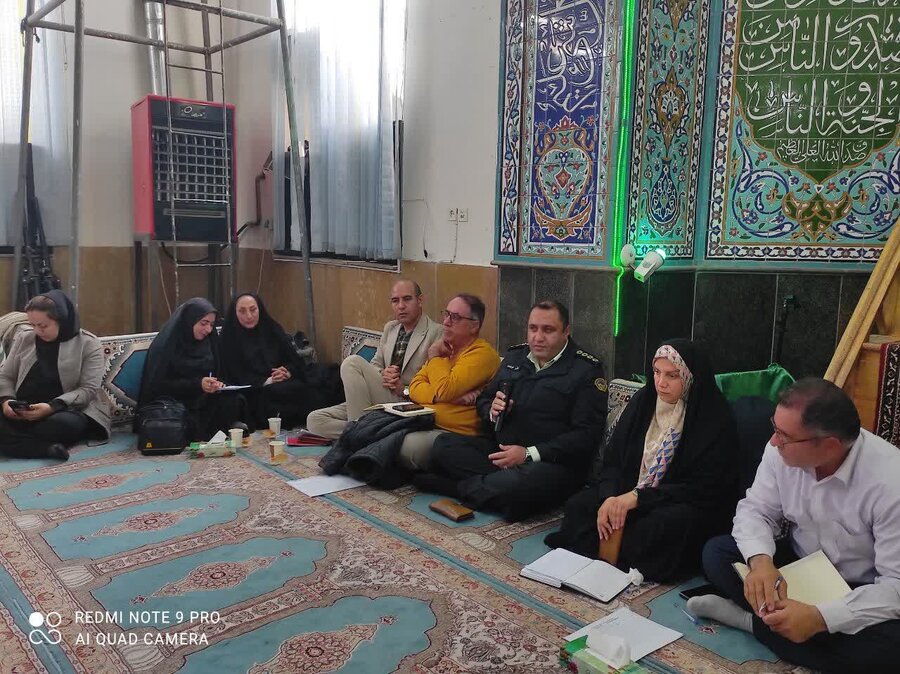 برگزاری نشست شورای توانبخشی مبتنی بر جامعه در روستای شکرناب با محوریت ارتقای خدمات بهزیستی 