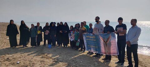 دیّر| برگزاری ایستگاه نقاشی و ساخت مجسمه‌های شنی به مناسبت روز جهانی معلولان