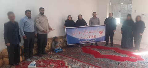 رامهرمز| بازدید از طرح‌ اشتغالزایی و خانواده‌های دارای معلول در بخش ابوالفارس