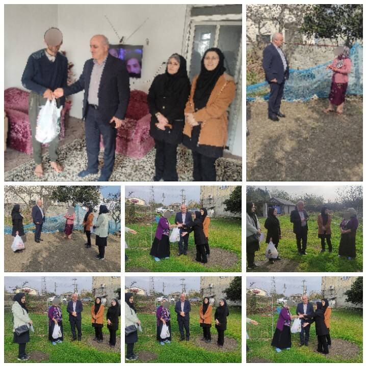 دیدار رئیس و کارشناسان شهرستان با خانواده دارای معلولیت
