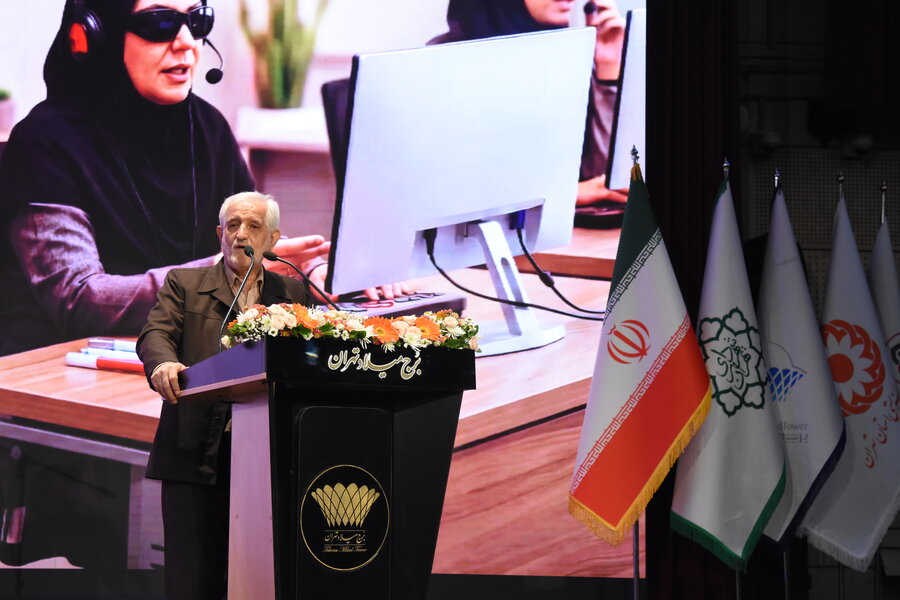 در برج میلاد تهران؛ جشن ازدواج ۱۱۴ زوج دارای معلولیت برگزار شد