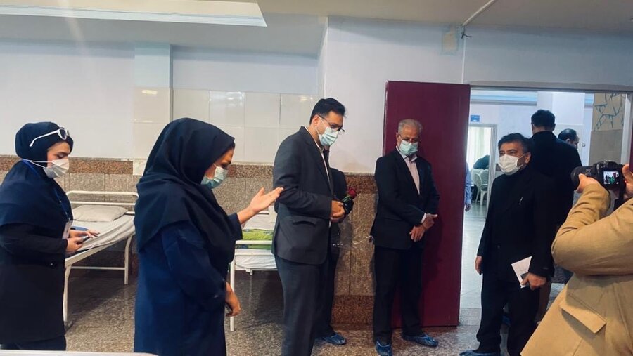 شمیرانات | بازدید فرماندار شمیرانات به همراه مسئولین شهرستان از مرکز توانبخشی بچه های آسمان همزمان با گرامیداشت هفته افراد دارای معلولیت              