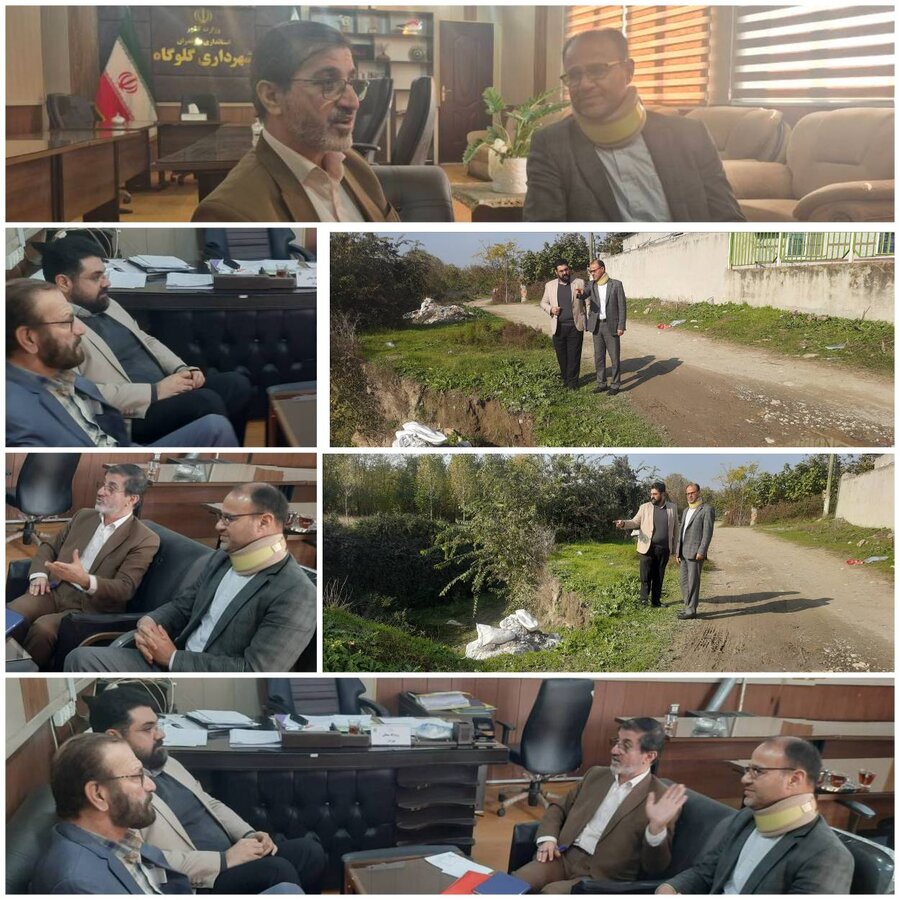 گلوگاه | پیگیری وضعیت دیواره‌های رودخانه مجاور اداره بهزیستی گلوگاه توسط مسوول مدیریت بحران بهزیستی مازندران 

