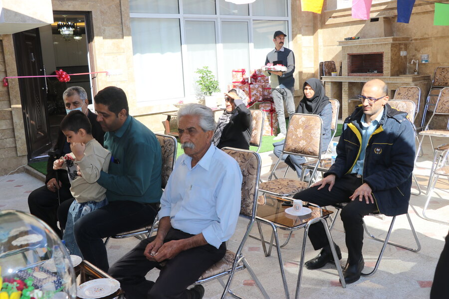 افتتاح مسکن مددجویی خانواده دو معلولی