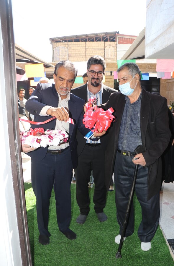 افتتاح مسکن مددجویی خانواده دو معلولی