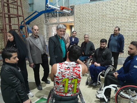 حضور مدیر کل بهزیستی قم در جمع ورزشکاران معلول