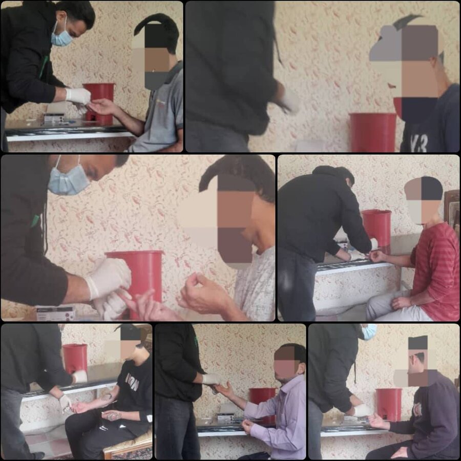 ماسال /اجرای تست سریع HIV برای افراد مقیم مرکز اقامتی میان مدت درمان اعتیاد 