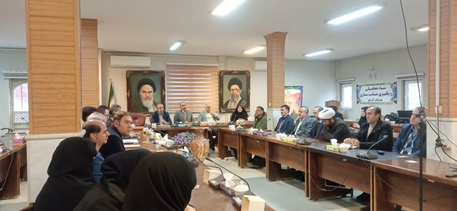 برگزاری سومین جلسه ستاد هماهنگی و پیگیری مناسب‌سازی شهرستان آذرشهر