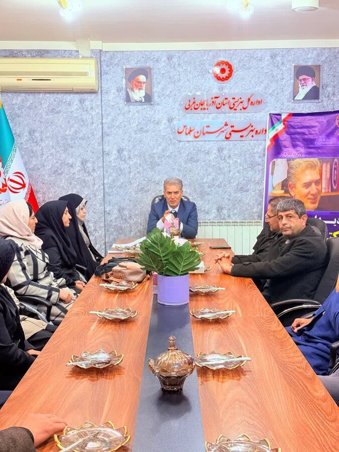 نخستین نشست فرماندار سلماس با نخبگان دارای معلولیت برگزار شد