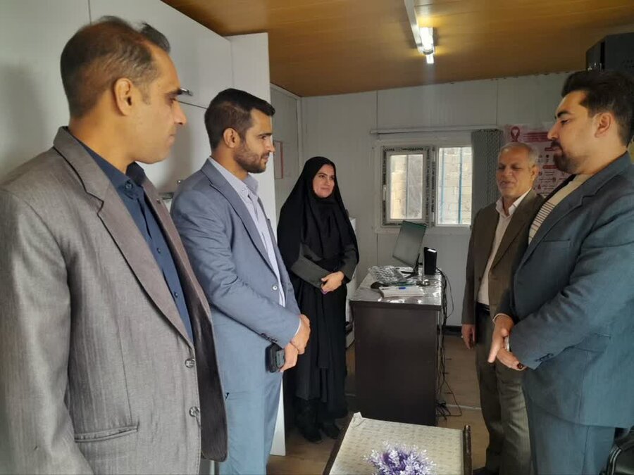 بازدید فرماندار نرماشیر از مرکز کاهش آسیب اعتیاد