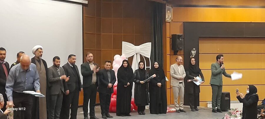 تجلیل از افراد دارای معلولیت در شهرستان آبیک