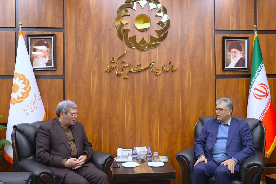 دیدار آقای کریمیان نماینده مریوان با رئیس سازمان بهزیستی کشور