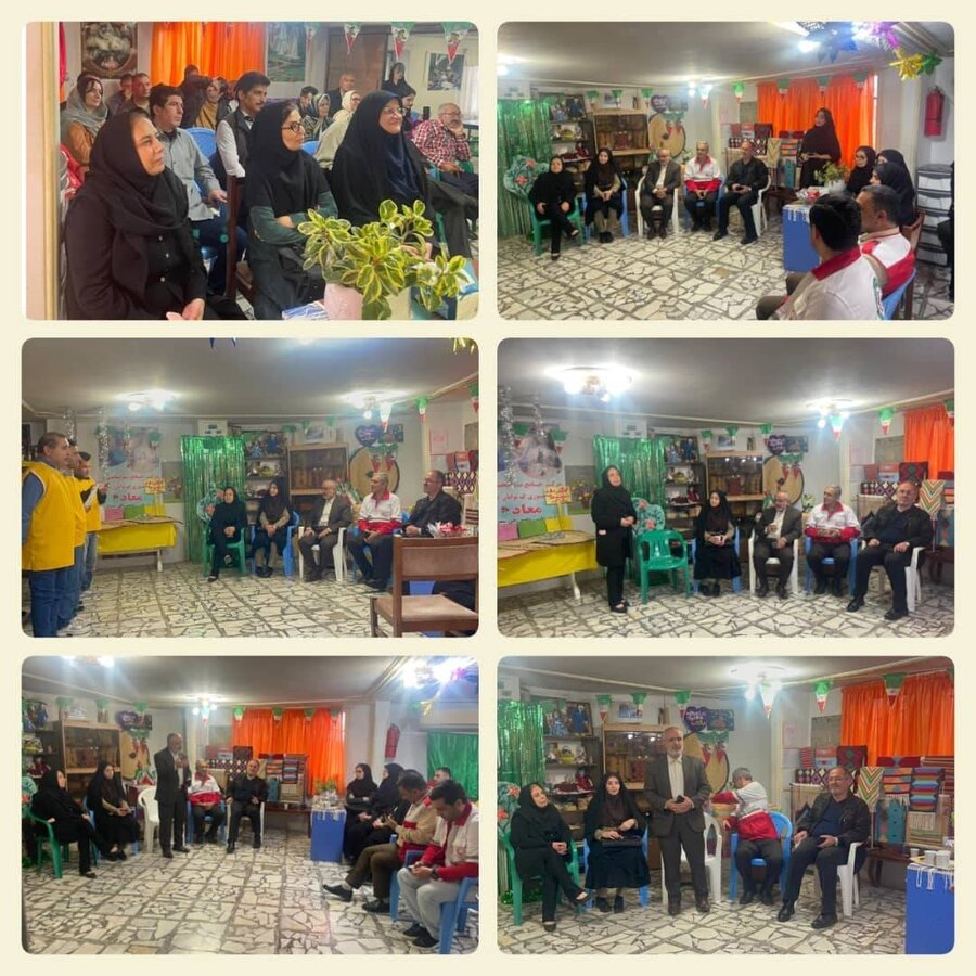 بندر انزلی / جشن هفته جهانی افراد دارای معلولیت در مرکز توانبخشی حرفه آموزی معاد