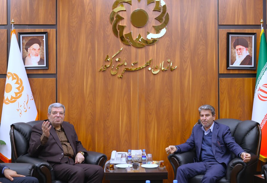 دیدار آقای شهریاری نماینده بجنورد با دکتر حسینی ریاست سازمان