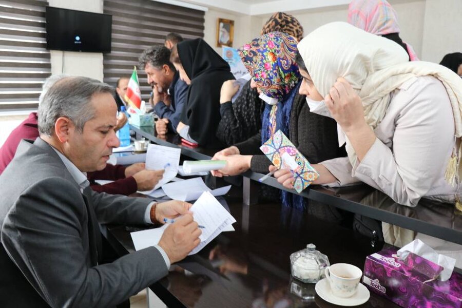 دیدار مردمی مدیر کل بهزیستی در بوکان