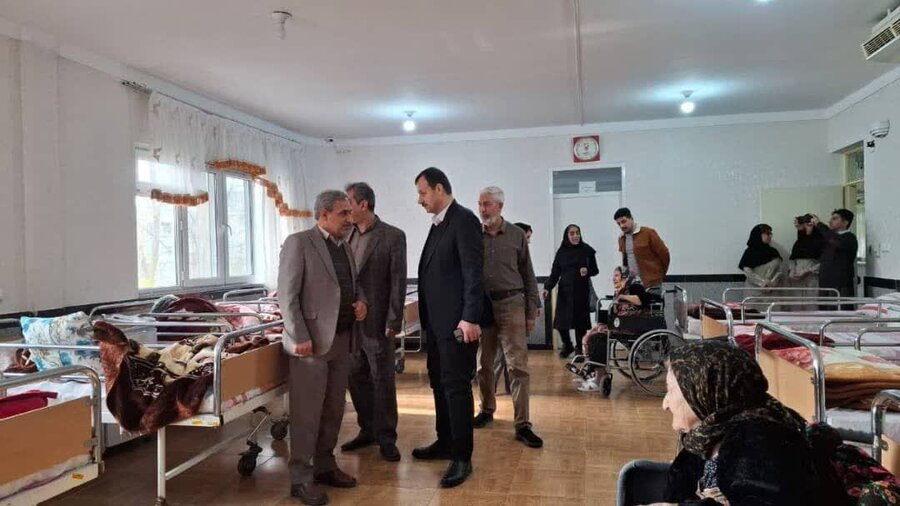 بازدید مدیرکل بهزیستی کردستان از سرای سالمندان مهر سقز