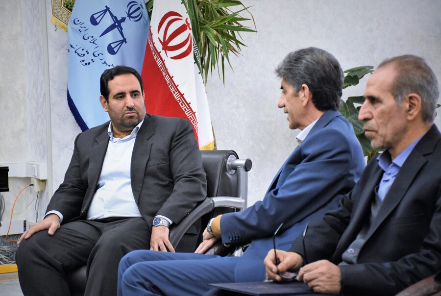 دیدار مدیرکل بهزیستی با دادستان کرمانشاه