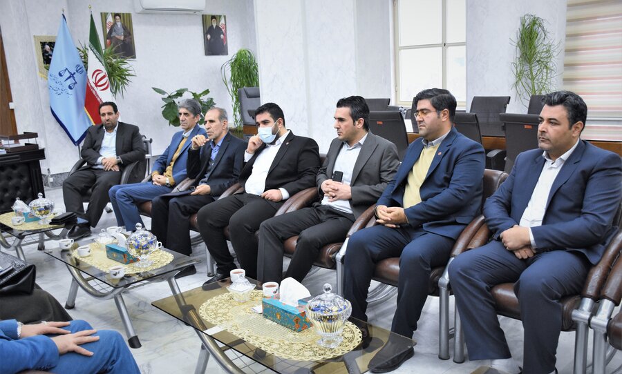دیدار مدیرکل بهزیستی با دادستان کرمانشاه