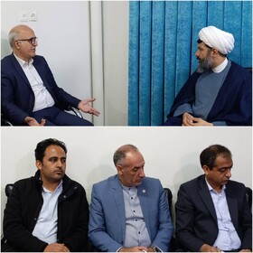 دیدار دکتر گازرانی مدیرکل بهزیستی استان خراسان جنوبی با حجت‌الاسلام دکتر تکمیلی، امام جمعه شهرستان طبس