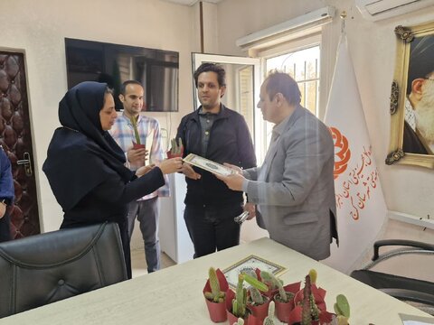 تجلیل از کارمندان دارای معلولیت در بهزیستی شهرستان کرج