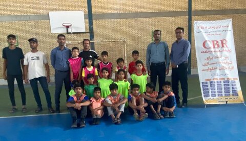 خمیر | برگزاری مسابقه فوتبال خیابانی و داژبال در  محلات کم برخوردار شهرستان خمیر